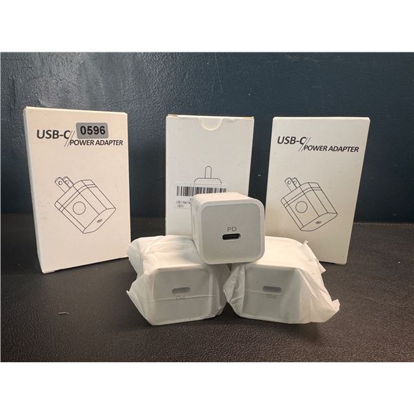 Lot of 3 Boxes of 3 USB Type C Charging Blocks