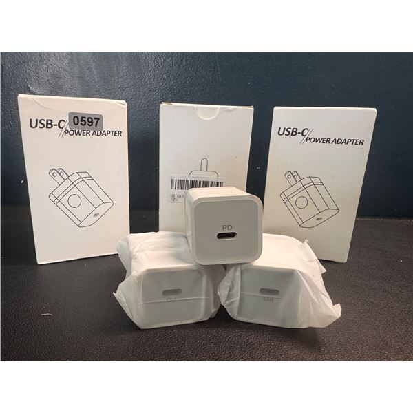 Lot of 3 Boxes of 3 USB Type C Charging Blocks