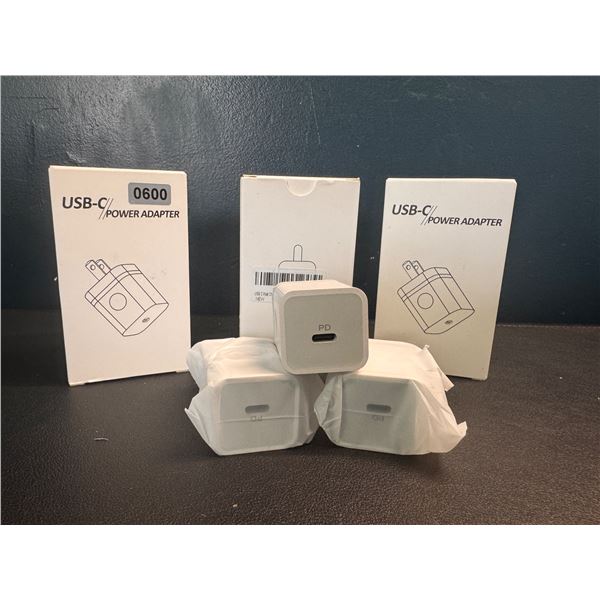 Lot of 3 Boxes of 3 USB Type C Charging Blocks