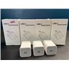 Image 1 : Lot of 4 Boxes of USB-C 20W Fast Charge Wall Blocks - 3 Per Box/12 Total - Brand New!