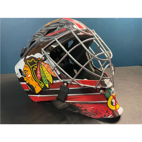 Lot of 1 Chicago Blackhawks Autographed Hockey Helmet - Used