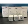 Image 1 : Lot of 4 Boxes of USB-C 20W Fast Charge Wall Blocks - 3 Per Box/12 Total - Brand New!