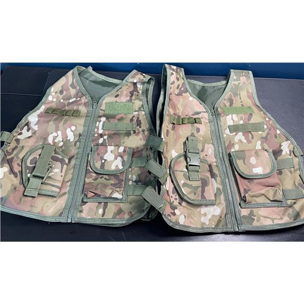 Lot of 2 Kids Tactical Vests - Brand New!
