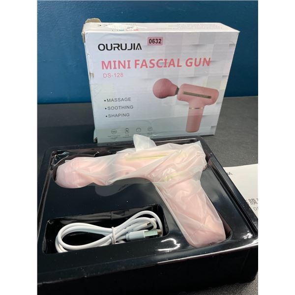 Lot of 1 Handheld Mini Massage Gun - Pink - Brand New!