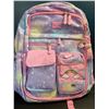 Image 1 : Lot of 1 Kawaii/Cute Style Girls Backpack - Large 17 inch Size - Rainbow Design - Brand New!