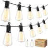 Image 1 : Lot of 1 Box of Minetom LED Outdoor Patio String Lights - 50FT Length, 2700K, Dimmable - Brand New!