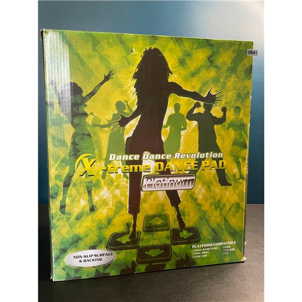 Lot of 1 Dance Dance Revolution Xtreme Dance Pad - Platinum - Brand New!