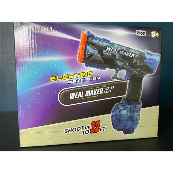 Lot of 1 Electric Water Gun - Rechargeable Automatic Water Gun - Red - Brand New!