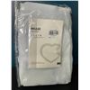 Image 1 : Lot of 1 Set of Miulee Curtains - White - 42 x 84 inch - 2 Panels Included - Brand New