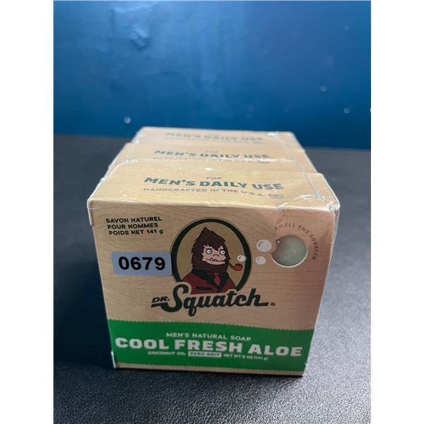 Lot of 1 Multi-Pack of Dr. Squatch Men's Natural Soap - 3 Bars/Scents Included - Brand New Sealed