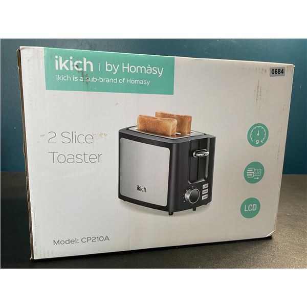 Lot of 1 iKich 2-Slice Toaster - Brand New