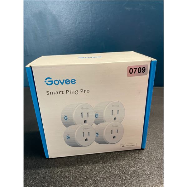 Lot of 1 Box of Govee Smart Plug Pro - 4 Pack Wifi Smart Plugs - Brand New!