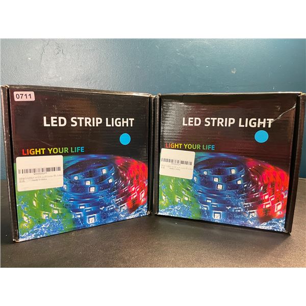 Lot of 2 Boxes of LED Strip Rope Lights - Ice Blue - 5M/16FT Per Box - Brand New!