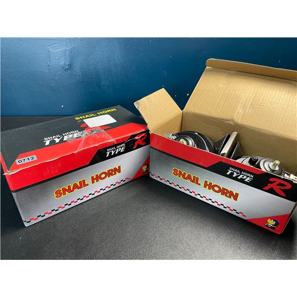 Lot of 2 Boxes of Snail Horns - Brand New