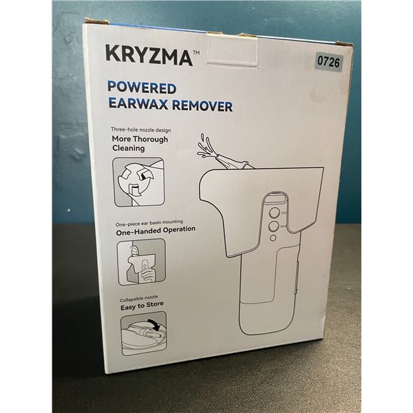 Lot of 1 Kryzma Powered Earwax Remover Device - Brand New