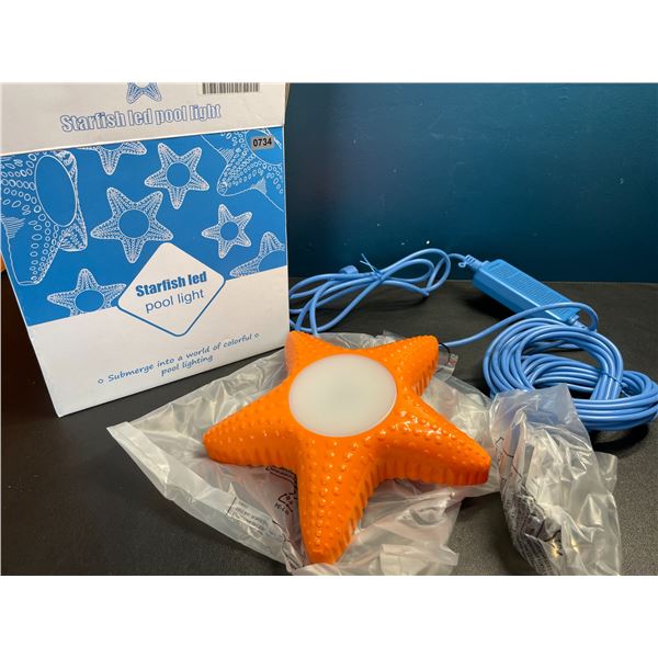 Lot of 1 Starfish LED Submersible Pool Light - Brand New