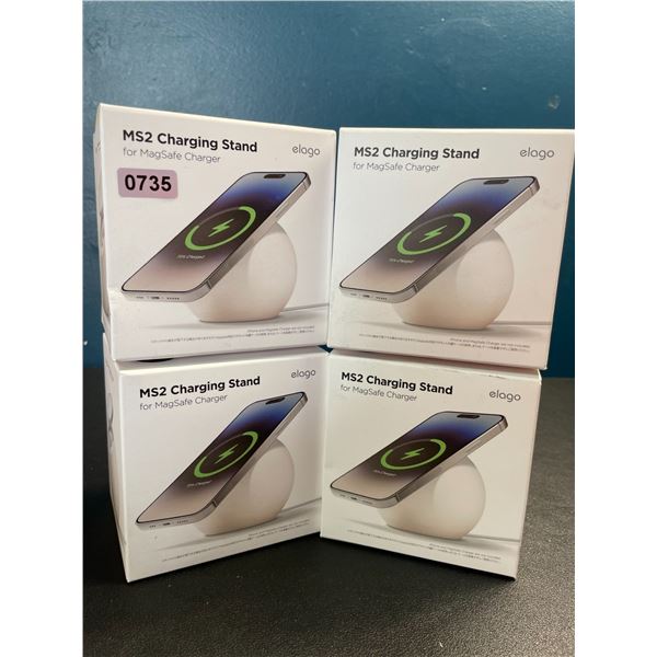 Lot of 4 MS2 Charging Stands for MagSafe Charger - Brand New