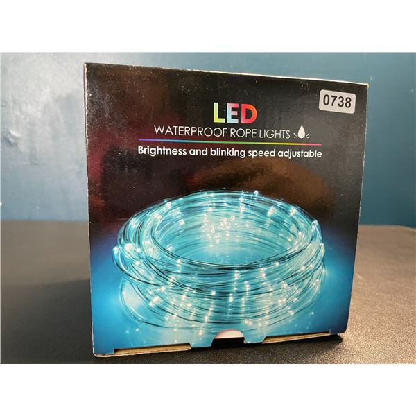 Lot of 1 Box of LED RGB Waterproof Rope Lights w/ Remote Control - 17 Colour Options - New
