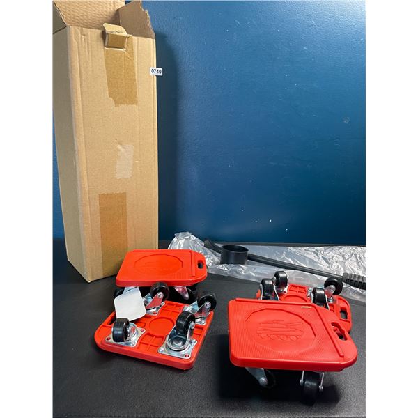 Lot of 1 Box of Small Furniture Rollers/Movers - 4PCS - New