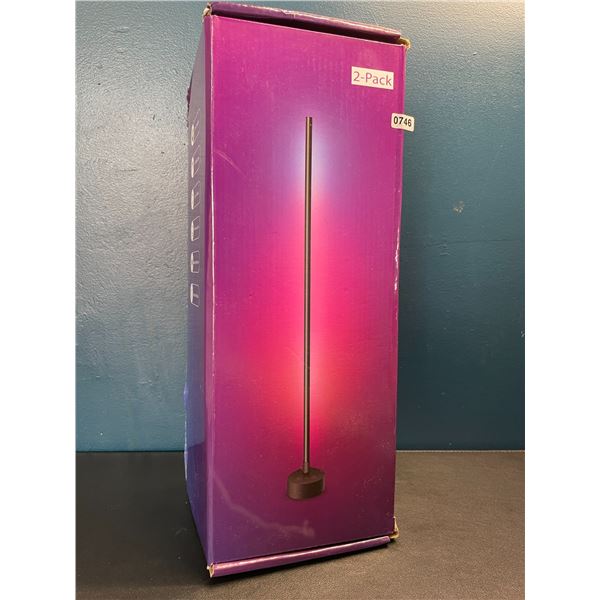 Lot of 1 2-Pack of Smart RGBICW Colo Changing Floor Lamps - BRAND NEW SEALED!