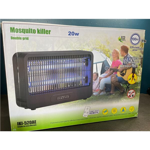 Lot of 1 Double Grid 20W Electric Bug Zapper/Mosquito Killer - Attracts & Eliminates Insects - NEW!