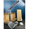 Image 1 : Lot of 2 LED Desk Lamps - Black - Brand New!