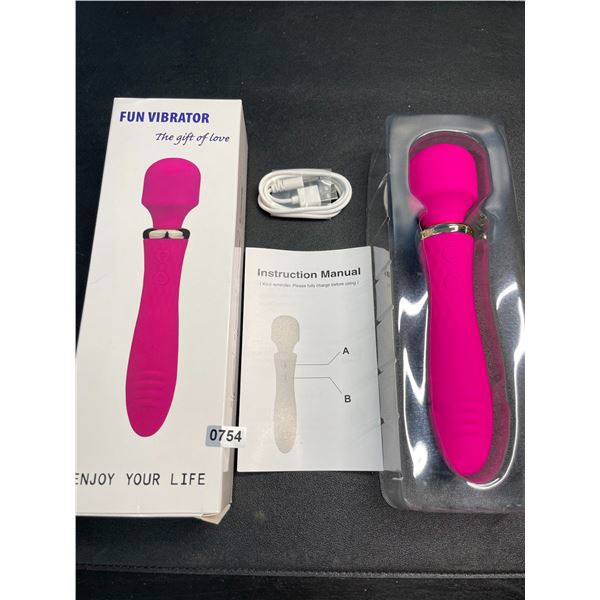 Lot of 1 Hot Pink Rechargeable Vibrator Sex Toy for Women - Brand New