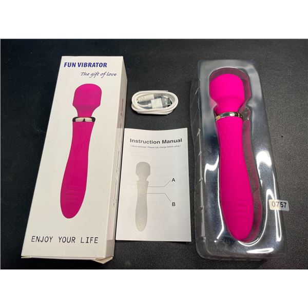 Lot of 1 Hot Pink Rechargeable Vibrator Sex Toy for Women - Brand New