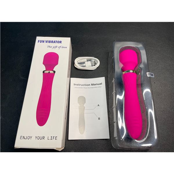 Lot of 1 Hot Pink Rechargeable Vibrator Sex Toy for Women - Brand New