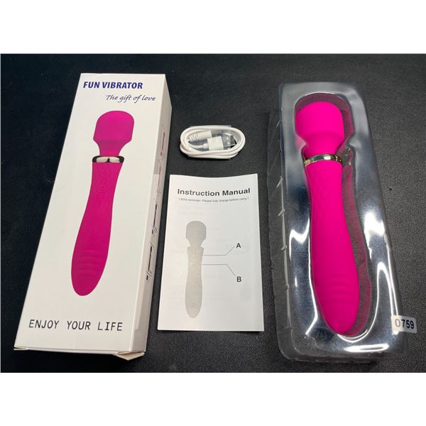 Lot of 1 Hot Pink Rechargeable Vibrator Sex Toy for Women - Brand New
