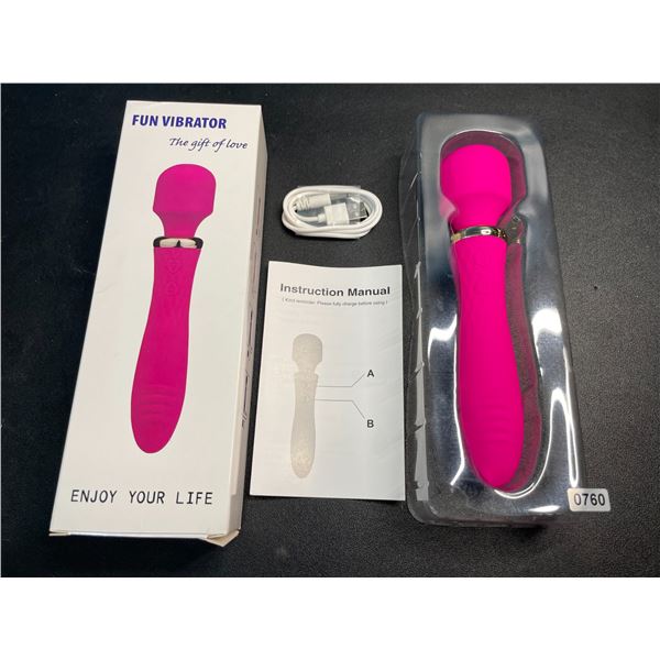 Lot of 1 Hot Pink Rechargeable Vibrator Sex Toy for Women - Brand New