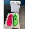 Image 1 : Lot of 1 Set of Joycons for Nintendo Switch - Pink/Green - Brand New!
