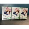 Image 1 : Lot of 3 Boxes of Instax Mini Instant Film Refills - 20 Sheets Per Pack/60 Total - Brand New