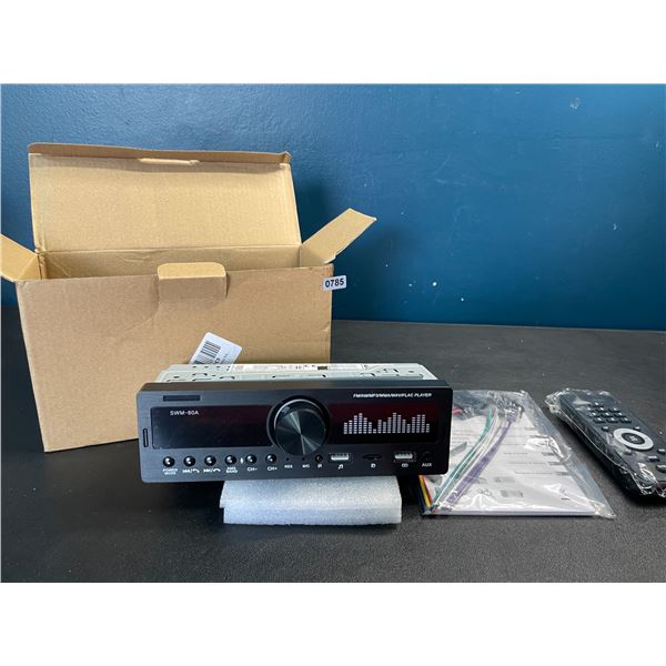 Lot of 1 Bluetooth Car Stereo/Single Din Deck - Shallow Mount Car Stereo - Brand New