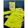 Image 1 : Lot of 2 Fuzzy Dinosaur Toddler House Coats - Size 2T-3T - Brand New
