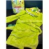 Image 2 : Lot of 2 Fuzzy Dinosaur Toddler House Coats - Size 2T-3T - Brand New