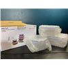 Image 1 : Lot of 1 Box of Airtight Food Storage Containers - 8 Pack - Brand New