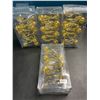 Image 1 : Lot of 4 Boxes of Shower Curtain Rings - Gold Colour - Brand New