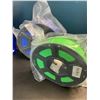 Image 2 : Lot of 2 Rolls of 3D Printer Filament - PLA+ - Green & Blue - Brand New
