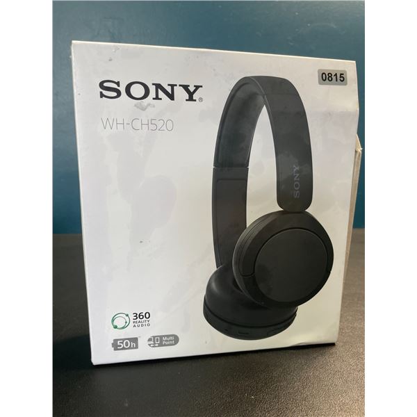 Lot of 1 Pair of Sony WH-CH520 Wireless Bluetooth Headphones - Brand New