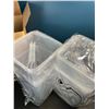 Image 3 : Lot of 1 Box of Extra-Large Tall Airtight Food Storage Containers - 4 Pack - 6.5L - Brand New