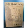 Image 1 : Lot of 1 Large Dish Drying Rack for Kitchen Counter - Black - Brand New Sealed