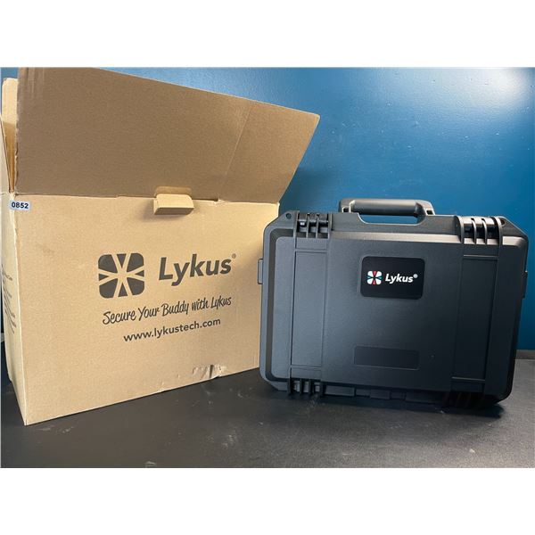 Lot of 1 Lykus HC-3310 Waterproof Hard Case w/ Foam - For Storing Various Electronics - BRAND NEW