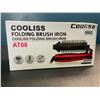 Image 1 : Lot of 1 Cooliss Folding Brush Iron/Folding Hair Brush Styling Tool - Brand New