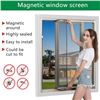 Image 1 : Lot of 2 DIY Adjustable Magnetic Window Screen Kits - Max 56"x35"W Size (143x89cm) - Brand New