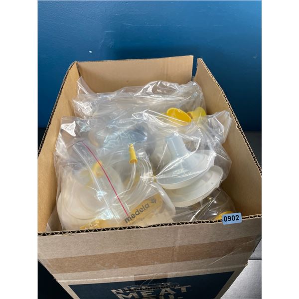 Lot of 1 Box Full of Medela Brand Breast Pump Accessories - Brand New!