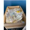 Image 1 : Lot of 1 Box Full of Medela Brand Breast Pump Accessories - Brand New!