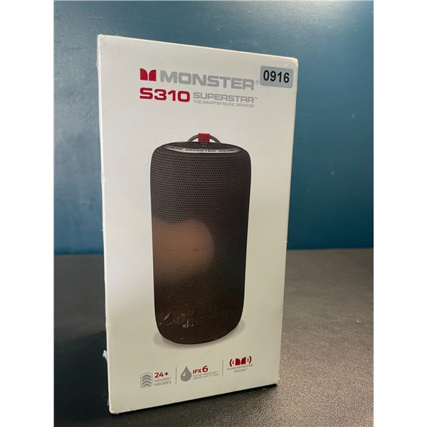 Lot of 1 Monster S310 Superstar Wireless Portable Bluetooth Speaker - NEW SEALED!