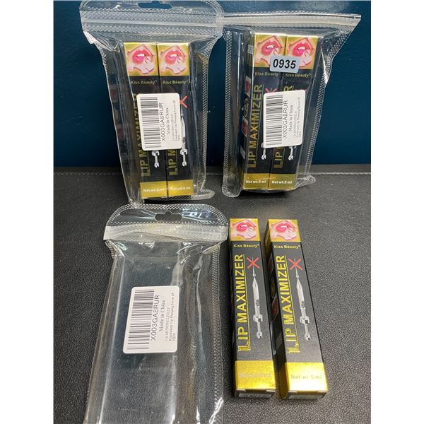 Lot of 4 Kissbeauty Lip Plumping Secret 2Pack Lip Plumping Gloss - Brand New!