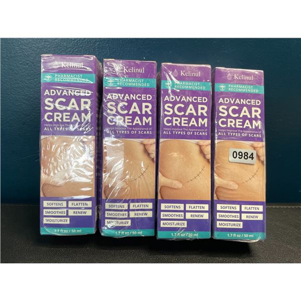 Lot of 4 Boxes of Kelikul Advanced Scar Creams - Brand New - 50ml Each